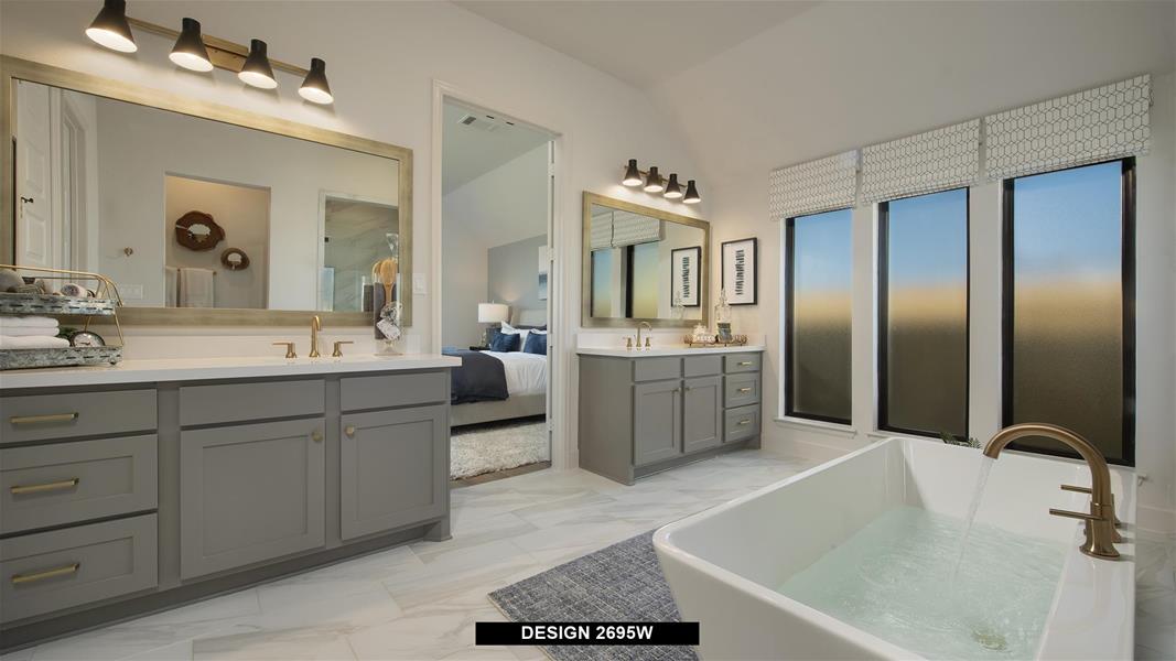 Design 2695W Bathroom